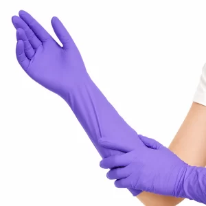GUANTES DE NITRILO LARGOS