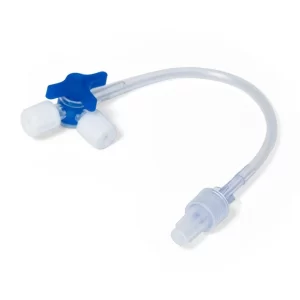 LLAVE DE 3 VÍAS CON EXTENSIÓN DE 10 CM